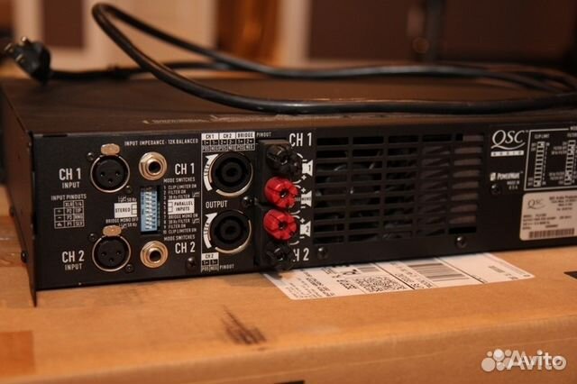 Новый усилитель QSC PLX1202, USA, (склад), 220 в Новый усилитель QSC PLX1202, USA, (склад), 220 в