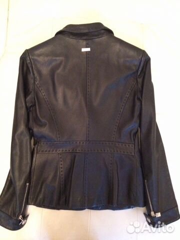 Кожаный пиджак Trussardi р.42(S)