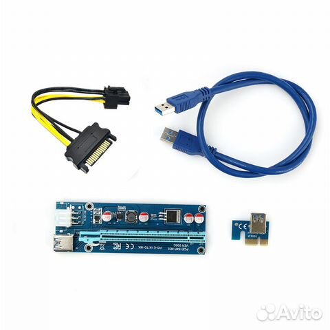 Райзер PCI-E 16X в PCI-E 1X (ver.006C) Райзер PCI-E 16X в PCI-E 1X (ver.006C)