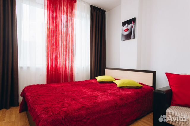 

1-к. квартира, 42 м², 2 кровати