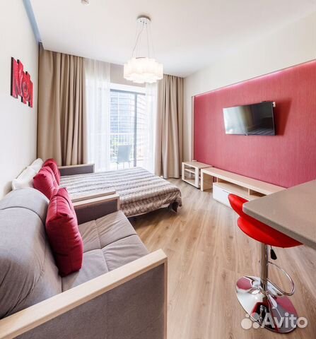 

Квартира-студия, 48 м², 1 кровать