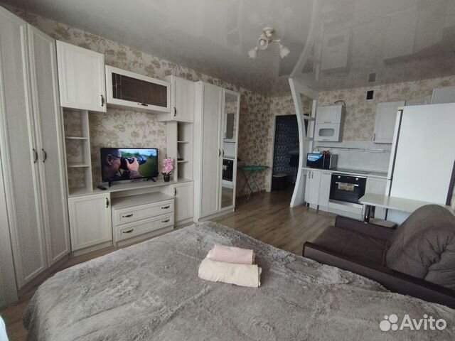 

Квартира-студия, 30 м², 2 кровати
