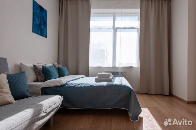 

1-к. квартира, 40 м², 2 кровати