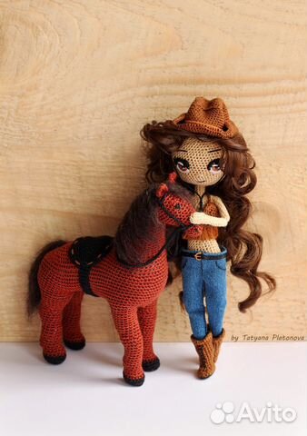 Игрушки. Вязаная кукла Джессика Игрушки. Вязаная кукла Джессика