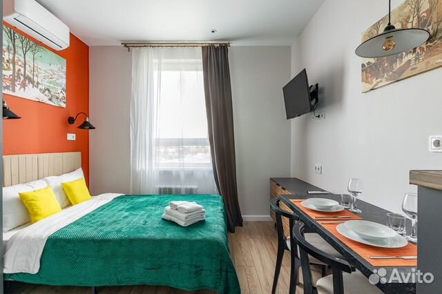 

Квартира-студия, 15 м², 1 кровать