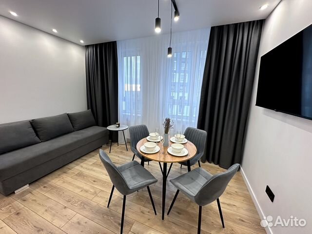 

1-к. квартира, 43 м², 2 кровати