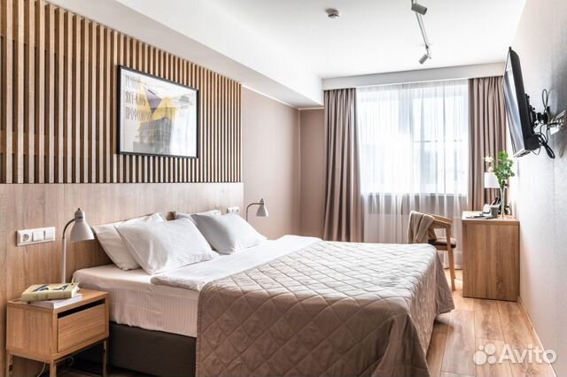 

1-к. квартира в апарт-отеле, 43 м², 2 кровати