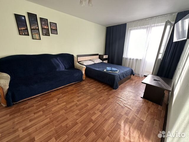 

1-к. квартира, 44 м², 3 кровати
