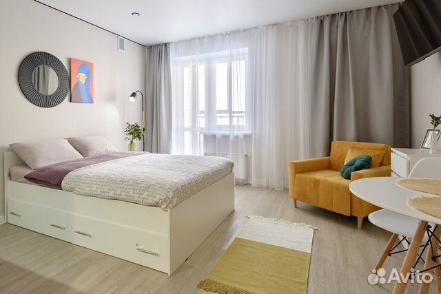 

Квартира-студия, 29 м², 1 кровать