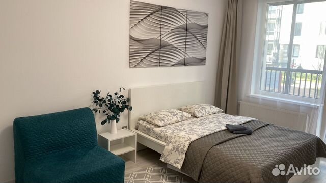 

Квартира-студия, 24 м², 2 кровати