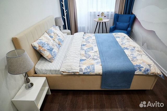 

2-к. квартира, 43 м², 2 кровати