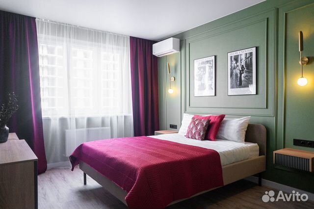 

1-к. квартира, 35 м², 2 кровати