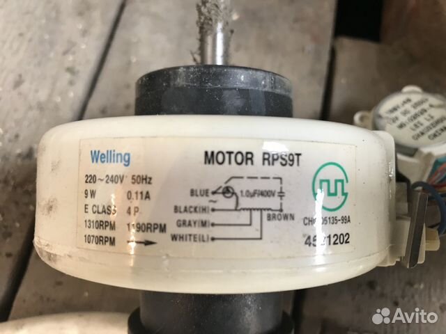 Well motors. Мотор Welling rps19h-1.