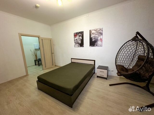 

1-к. квартира, 38 м², 3 кровати