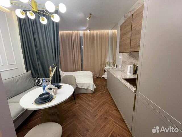 

Квартира-студия, 19 м², 2 кровати