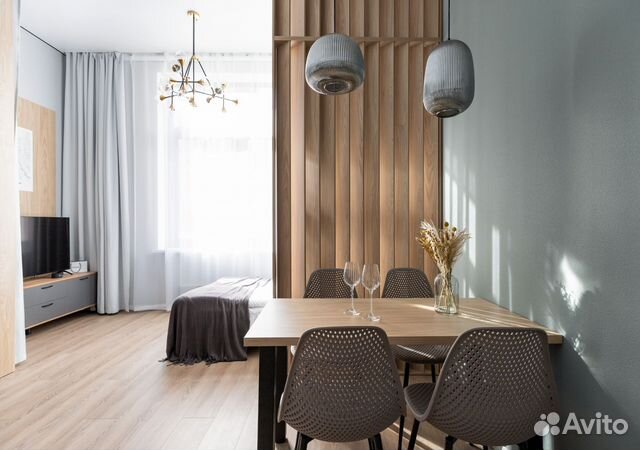 

Квартира-студия, 34 м², 1 кровать
