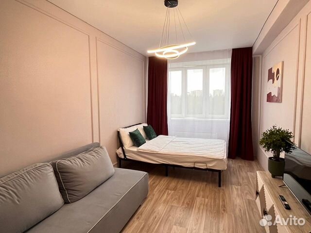 

1-к. квартира, 40 м², 2 кровати