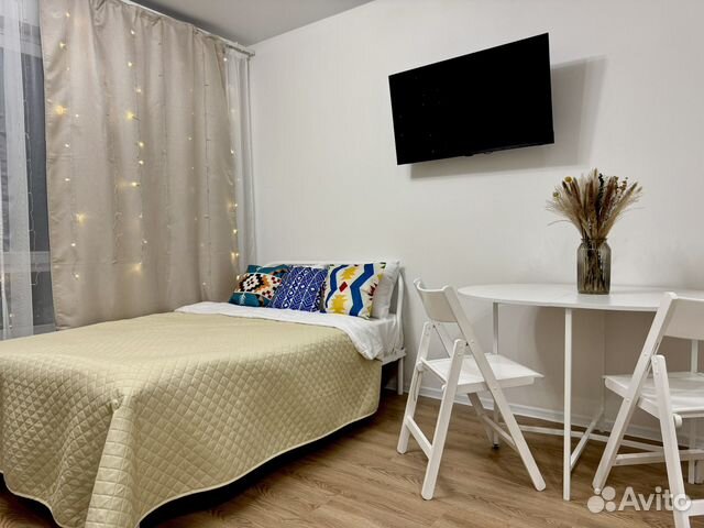 

Квартира-студия, 24 м², 2 кровати