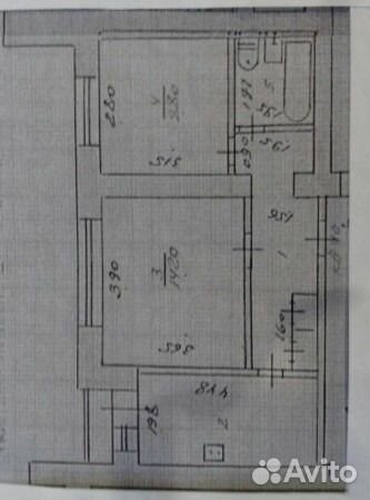 2-к квартира, 44 м², 7/9 эт.