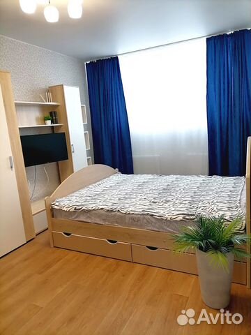 

1-к. квартира, 46 м², 2 кровати