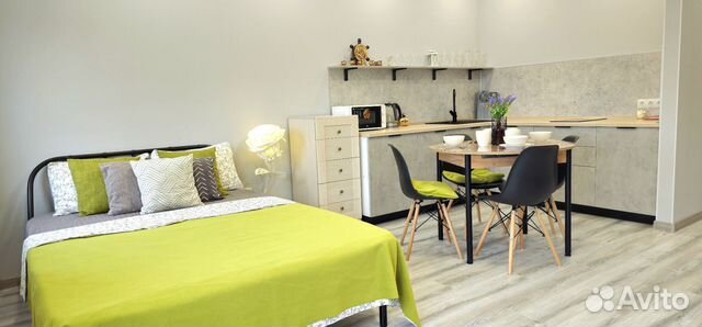 

Квартира-студия, 34 м², 2 кровати