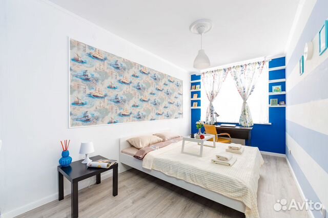 

2-к. квартира, 71 м², 2 кровати