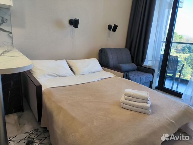 

Квартира-студия, 27 м², 2 кровати