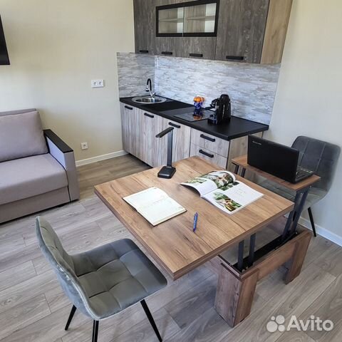 

Квартира-студия, 28 м², 3 кровати