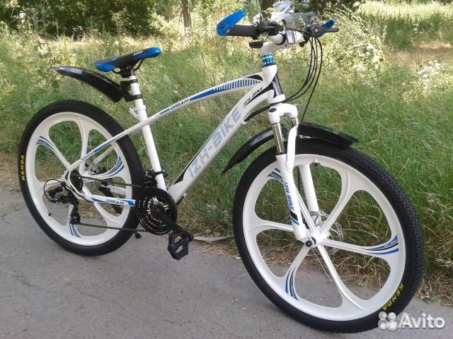 Велосипед Новый иж-байк 26' бело-синий