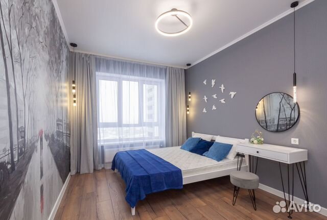 

1-к. квартира, 40 м², 2 кровати