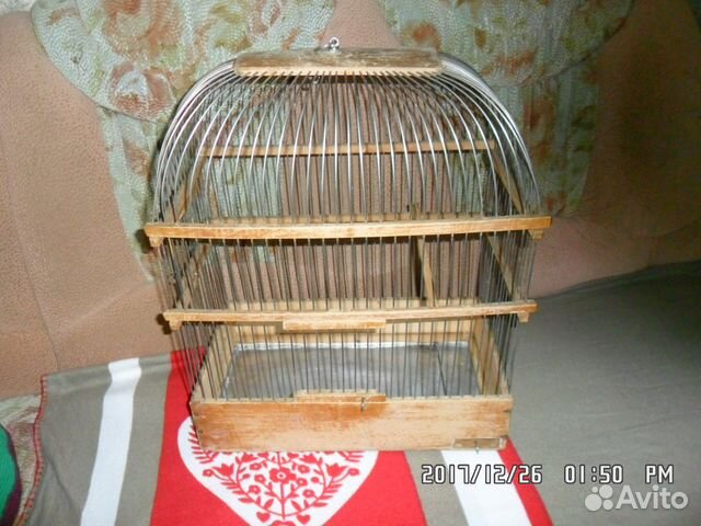 Клетка для попугаев 40х22х48 купить на Зозу.ру - фотография № 1