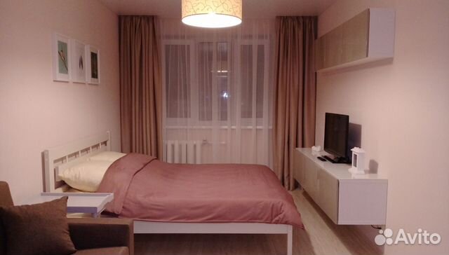 

1-к. квартира, 43 м², 2 кровати