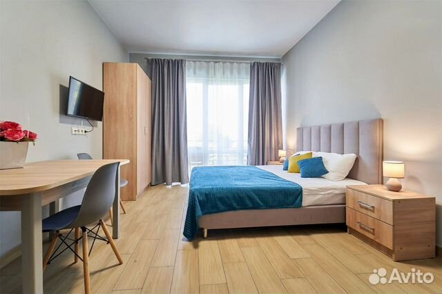 

Квартира-студия в апарт-отеле, 25 м², 1 кровать