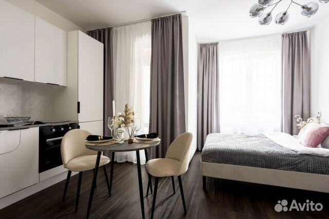 

Квартира-студия, 25 м², 1 кровать