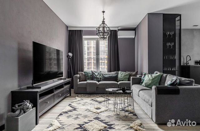 

1-к. квартира, 62 м², 3 кровати