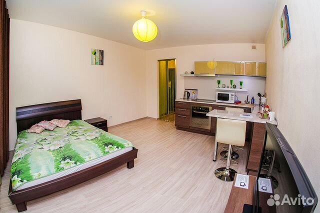

Квартира-студия, 30 м², 1 кровать