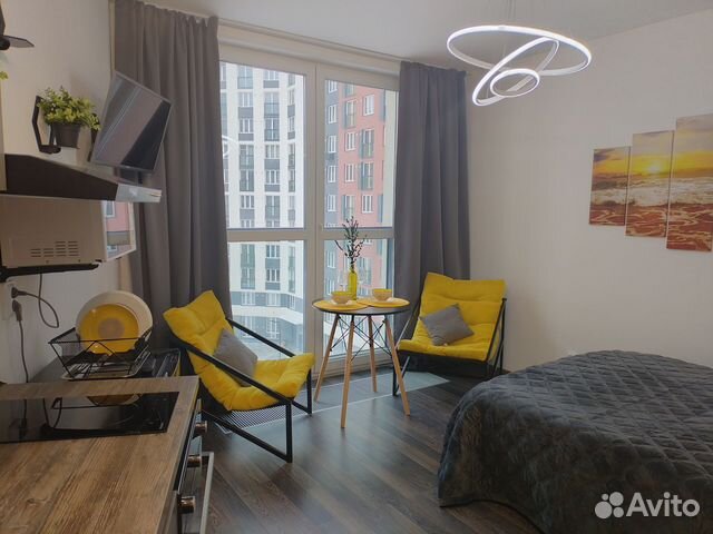 

Квартира-студия, 25 м², 1 кровать