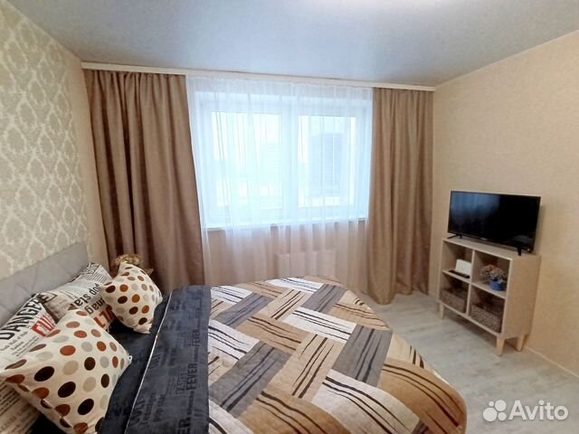 

1-к. квартира, 37 м², 2 кровати
