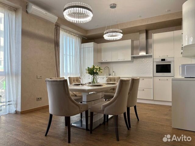 

1-к. квартира, 80 м², 3 кровати