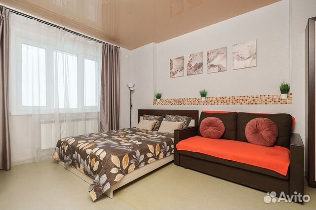 

Квартира-студия, 25 м², 2 кровати