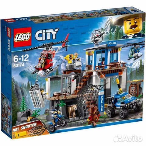 Lego City Police Полицейский участок в горах 60174 Lego City Police Полицейский участок в горах 60174