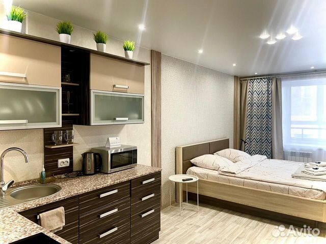 

Квартира-студия, 32 м², 1 кровать
