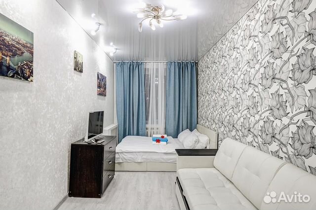 

1-к. квартира, 40 м², 2 кровати