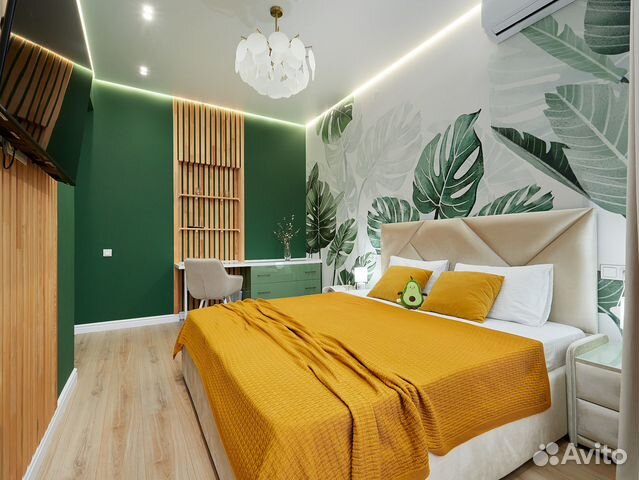 

1-к. квартира, 38 м², 3 кровати