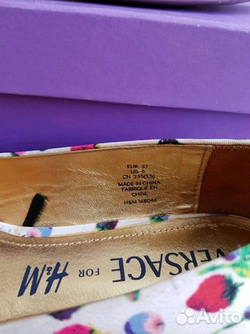 Балетки Versace for HM 37 Балетки Versace for HM 37