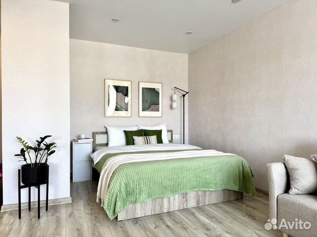 

1-к. квартира, 34 м², 2 кровати