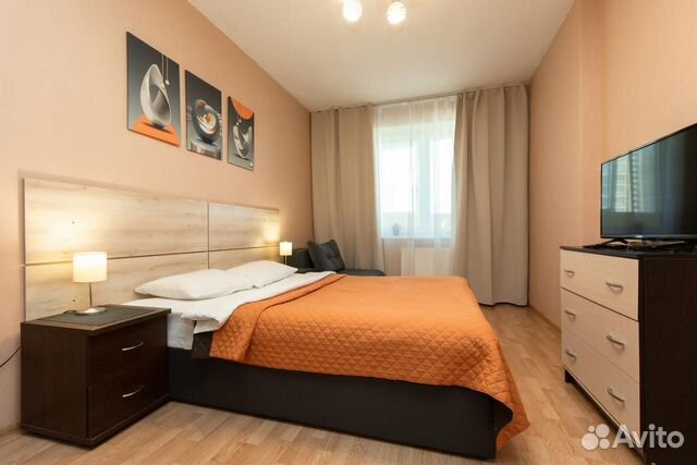

1-к. квартира, 40 м², 3 кровати