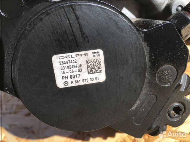 Mercedes 2.2 cdi om 651 тнвд delphi A6510703301 Mercedes 2.2 cdi om 651 тнвд delphi A6510703301