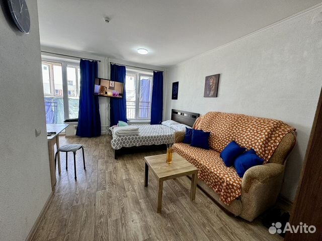 

Квартира-студия, 27 м², 2 кровати
