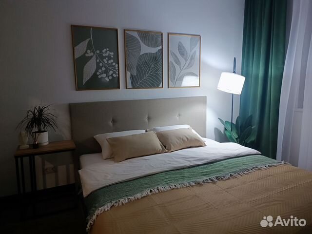 

1-к. квартира, 48 м², 3 кровати